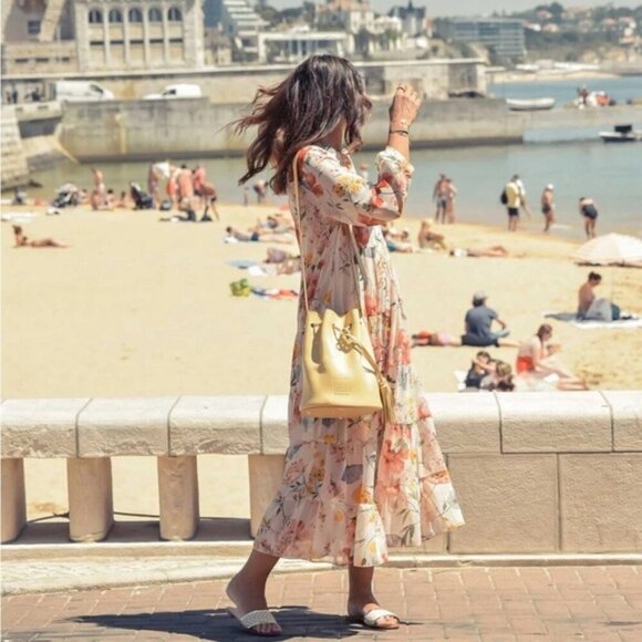 Blogger’s Favourite Zara Floral Print Maxi Shirt Dress size S - Picture 9 of 16